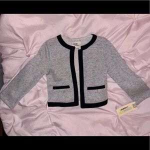 Toddler Girl Heather Grey Cardigan